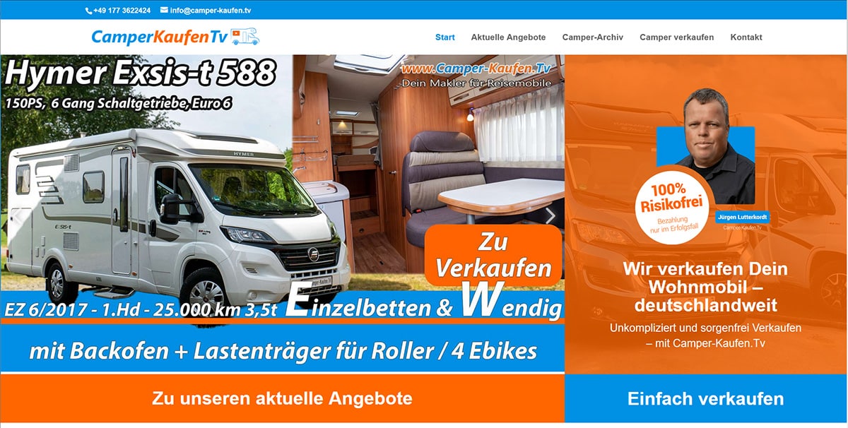 Camper-Kaufen Tv  Dein Makler fr Wohnmobile & Caravans